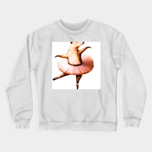 Capybara Ballet Dancing Crewneck Sweatshirt